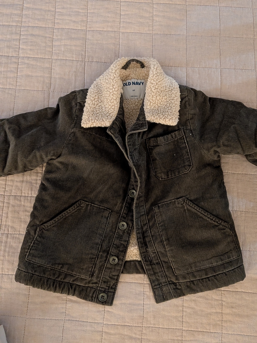 Old Navy Sherpa Lined Corduroy Jacket
